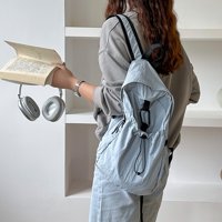 Ženska modna ruksaka Udobne najlonske ležerne torbe za rame za prijenosnog računala, plava