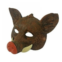 Wild Boar Mask Animal PU pjena Potpuna glava Realističke maske za maska ​​za halking za karneval za