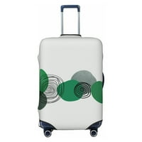 Travel prtljage Zaštitnik, boemski zeleni spiralni krug koferi za prtljag, X-Velike veličine