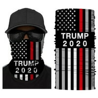 Američka zastava Trump Maska Bespremljena cijev za cijev za punu licu Bandanas balaclava multifunkcionalna