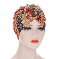 LUDLZ Žene Knotted HeadWraps afrički turban pre-čvorovi granični poklopac