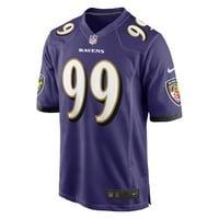 Muški Nike Odafe Oweh Purple Baltimore Ravens Game Dressey
