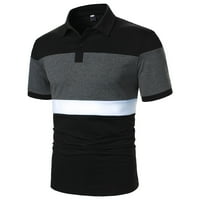 B91XZ MENS Workout Majica Muška regularna fit košulja Preppy syme košulje za muškarce Radne majice za