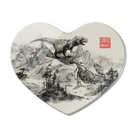 Tyrannosaurus Re u kineskoj ink slikar Tre Heart akrilni frižider hladnjak magnet