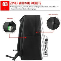 -Dake Cool Galaxy školska torba vukova ruksak za ispis sa prednjim džepom