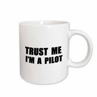 3droze mi vjeruj mi pilot. Pilotiranje ili radno razumijevanje zrakoplovstva. Funny Job Day, keramička