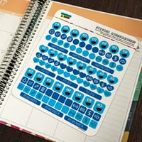 Sesame Street Cook Cookie Monster Face Planer Calendar ScrapBook za izradu naljepnica