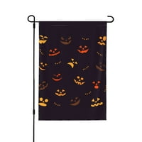 Noć vještica za odmor jesenji uzorak vrtna zastava, 12.5 x18 dvostrana poliesterska zastava za vrtna
