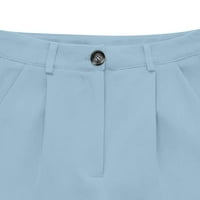 Aueooeo Atletski kratke hlače, žene ženske kratke hlače sa džepovima Brze suho rastezljenja planinarske gaćice za žene Ležerne ljetne kratke hlače