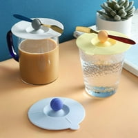 Hesoicy Cup poklopac - hrana otporna na toplinu otporna na prašinu otporne na prašinu kreativni kružni