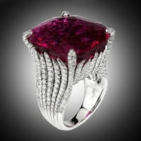 Pokloni za žene zasljepljujuće žene modni prirodni rubinski dijamantni angažman antikni prsten na klirensu