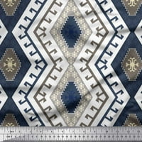 Soimoi modal saten tkanina Aztec & Ikat Kilim dekor tkanine Široko dvorište