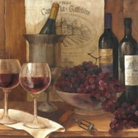 Hristova, Albena Crna Moderna uokvirena muzejska umjetnost tisak pod nazivom - Vintage Wine usjeva