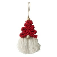Božićno ukrašavanje drva ručno tkani kreativni ukrasi za božićne stablo Božićni ukras privjesak viseći