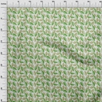 Onuone poliesterska resna kruška zelena tkanina odlazi šivaće tkanine od dvorišnog tiskanog diiy odjeće