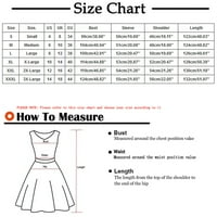 GAECUW Long Maxi haljine za ženske kratke majice kratkih rukava Calf Dužina plus veličina haljina Shift