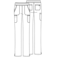 Cherokee radna odjeća originala ženskih pilinga Pant Srednji uspon ravno nogavica pull-of Cargo ww210