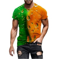 Uorcsa Street Trend Nova modna majica 3D ne pozicioniranje pivo tiskane kratkih rukava kratka majica