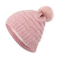 Cotonie vanjska zimska neutralna neutralna drži topla škad za kosu za plišane pletene vunene šešire