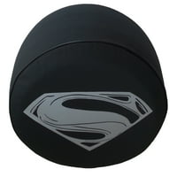 Sparecover - Brawny serija Superman na crnoj traper teksturiranog poklopca vinilne gume - izrađen samo u SAD-u