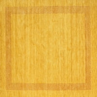 Ahgly Company Indoreni pravokutnik savremene duboke žute apstraktne prostirke, 6 '9 '