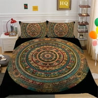 Prekrivač pokrivača visokokvalitetni mandala cvjetni kućni posteljina mekani kompforter navlake, pune