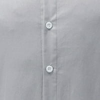 Sive majice muško ljetno casual vez rubovi s majicom kratkih rukava sa kratkim rukavima