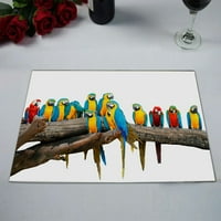 Papagaji u parku Placemat, skup tablice Placemat