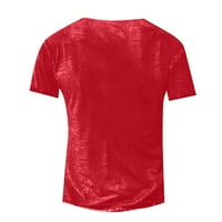 Corashan Muns T majice, Muška majica Grafički tekst 3D Štampanje Street Casual Chort rukav Dugme Down
