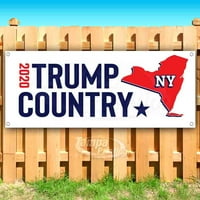 Trump Country New York oz Vinil Banner sa metalnim grometom