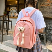 Kvarske torbe za žene Trendi školski pribor Backpack Velike kapacitete Korejska verzija, srednjoškolska