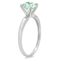3CT sjajan okrugli rez VVS originalni sukob bez zelenog simuliranog dijamanta Pravi žigosani puni 18k