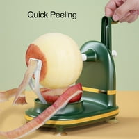 Hesoicy Pear Peeler Slicer Corer - Usisna baza - Ergonomska ručka - Rotacijski jednostavan rad Kuhinjski