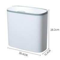 Fogcroll senzor za smeće sa poklopcem s poklopcem velikih kapaciteta pametni inteligentni indukcijski kantu za kupatilo za kupatilo