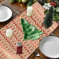 Božićni stolnjak, sezonska zimska Xmas Kuhinja Kuhinja za ručavanje za trpezarije Dekoracija za kućnu