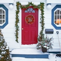 Božićni borovi iglica Garland Privjesni vijenac za vrata