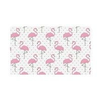 Pink flamingo na polka tačkice doormat prostirke Početna Decor Podna mat prostirke
