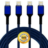 Epacks 3ft 6ft 6ft 10FT kabela za telefon, najlonska pletenica USB kabel za brzo punjenje Kompatibilan