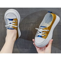 Crocowalk Ženske stanovi čipke up ležerne cipele na tenisima ženske šetnje cipele vozne platforme Comfort