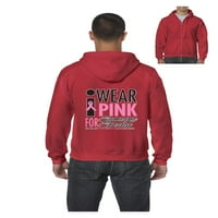 - Muška dukserica pulover punog zip, do muškaraca veličine 5xl - nosim ružičastu za nekoga posebnog