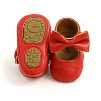 Novorođene dječje djevojke dječake cipele od kreveta od čvrste bowknot meke jedine cipele 0-18m
