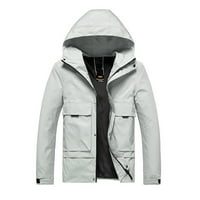 Penskeiy dukseve za muškarce Muška jesenska radna odjeća All-Match Trend Ležerne jakna Grey Y2K odjeća