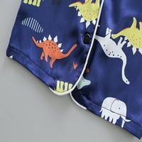 Dječja pidžama haljina dječje dječje dječje dječake Dinosaur pidžamas Spavaće odjeća majica kratke hlače