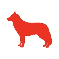 Sibirski husky naljepnica naljepnica Die Cut - samoljepljivi vinil - Vremenska zaštitna - izrađena u SAD - Mnogo boja i veličina - pasji pas
