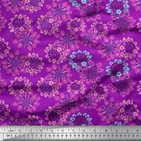 Soimoi pamučni dres tkanine cvjetni umjetnički otisak šivaći tkaninski dvorište široko