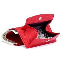 Innerwin Muška torbica Case torbica Klip modni novčanik Držač MENS MUTI-Džepni dizajn Slim torbica crvena