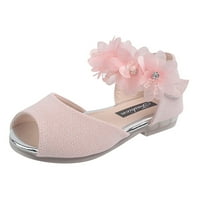 Kali_store dječje sandale djevojke djevojke haljine cipele princeze sandale mary jane ples party cipele, ružičaste