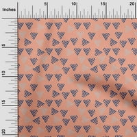 Onuone pamučne kambričke tkanine trokut blok dekor tkanina od ispisanim BTY