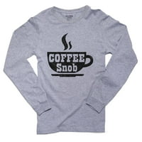Kafe snob - šalica za kafu za ljubitelje kafe muške majice dugih rukava