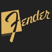 Junior's Fender Retro logo Festival grafički grafički grafički krakorni ugljen
